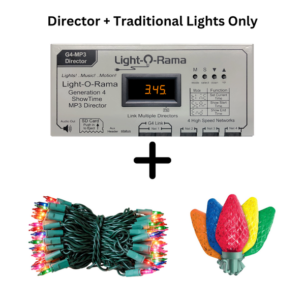 Traditional Lights Only - Director + SD Card Run Show