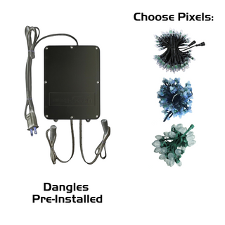 Pixie2 Controller Package with Pixels - 2x100