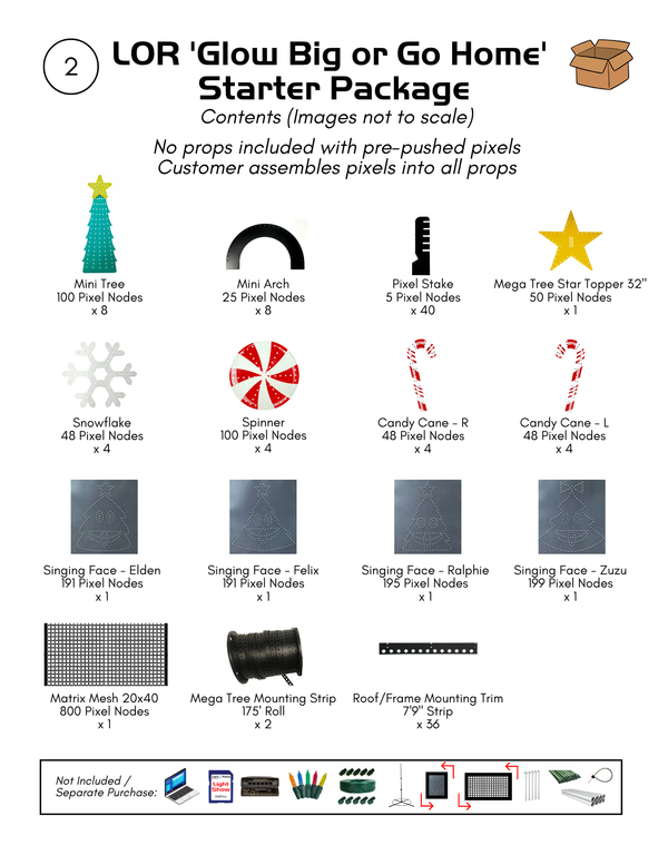 Glow Big or Go Home - Christmas Starter Package