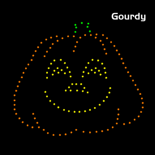 Singing RGB Halloween Pumpkin - Gourdy