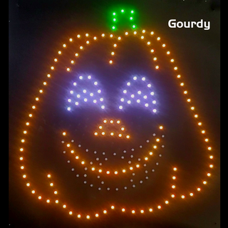 Singing RGB Halloween Pumpkin - Gourdy