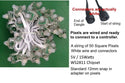 5 VOLT - RGB Strings - 50 Count Squares - 5V - GARAGE SALE