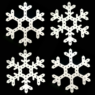 Prop Package (No Controller) - 4 Snowflakes