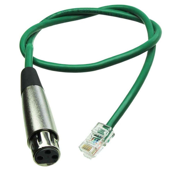 RJ-45 to XLR 3-pin Female