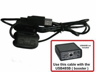 USB485B or USB485-ISO - Filtered 6' USB Cable