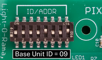 DIP switch settings