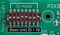 DIP switch settings