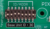 DIP switch settings