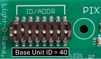 DIP switch settings