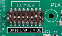 DIP switch settings