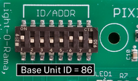 DIP switch settings