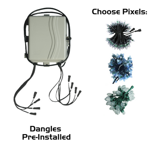 Pixie8 Controller Package with Pixels - 8x100