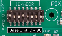 DIP switch settings