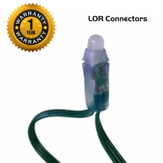 RGB Strings 12V - 50 Count Bullet 6" - LOR End Connector