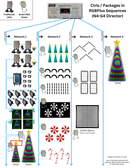 Prop Package (No Controller) - 18" Star Topper for Pixel Tree-3