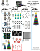 CPC Package - 4 Candy Canes & 4 Ghosts 'Swap a Prop' Package-2