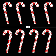 4 Left / Purchase Extensions Separately / None CPC Package - 4 Candy Canes (RGBPlus / Pixel Bright) - 4 Left / Purchase Extensions Separately / None