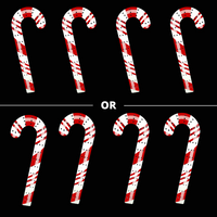 4 Smart RGB Candy Canes
