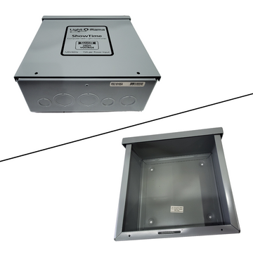 LOR160x Metal Enclosure (Empty) with Face Plate - GARAGE SALE