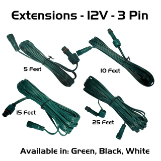 Pixel Extensions - 12V - 3 Pin - XCONNECT End Connector