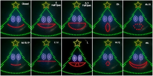Singing RGB Christmas Tree - Felix