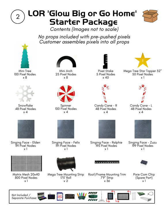 Glow Big or Go Home - Christmas Starter Package