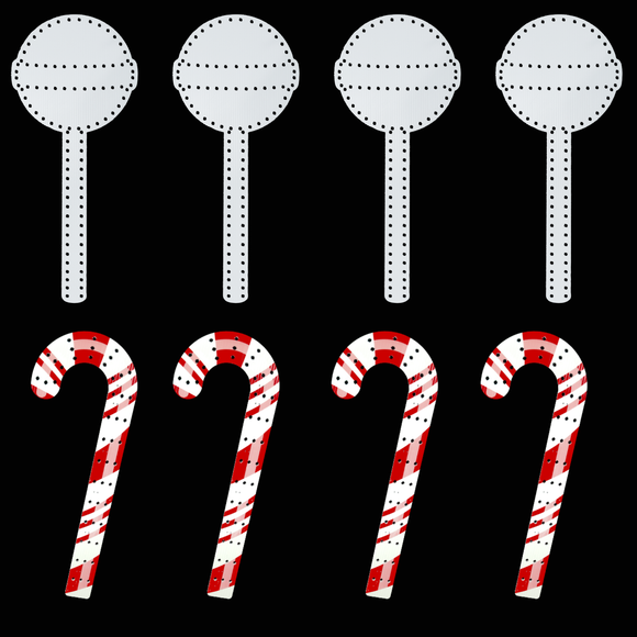 CPC MegaPack - 4 Lollipops + 4 Candy Canes (Pixel Bright)