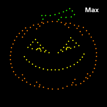 Singing RGB Halloween Pumpkin - Max - 0