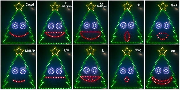 Singing RGB Christmas Tree - Ralphie