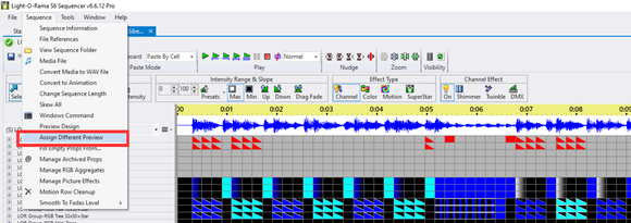 Optional: Open and Assign the sequence to use your preview. Make sure you've 'tagged' your Preview Props first!
