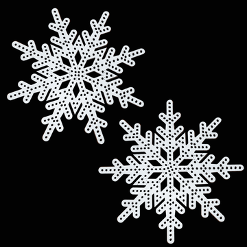 CPC Package - 2 Crystal Snowflakes (Pixel Bright)