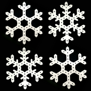 Purchase Extensions Separately / None CPC Package - 4 Snowflakes (RGBPlus / Pixel Bright) - Purchase Extensions Separately / None
