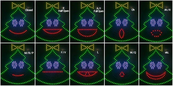 Singing RGB Christmas Tree - Zuzu
