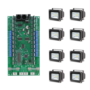 10W RGB Flood 8 Pack