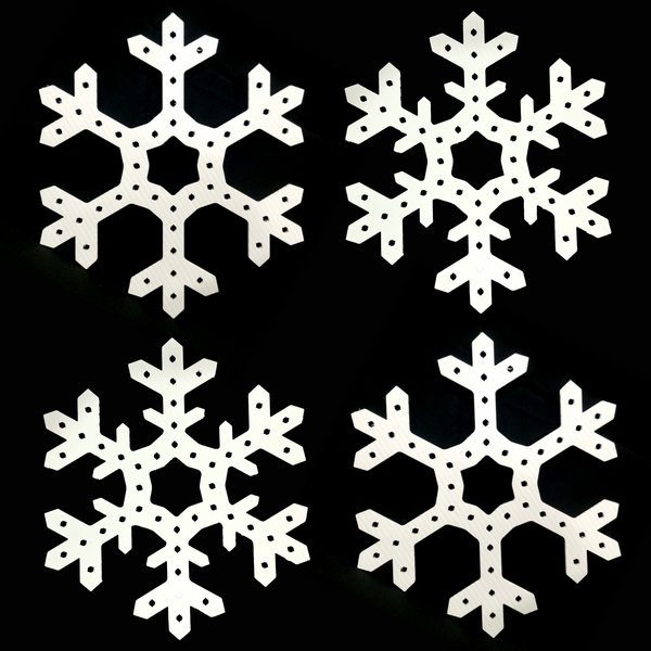 Prop Package (No Controller) - 4 Snowflakes