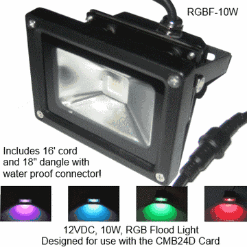 RGB Flood - 10 watts - 0
